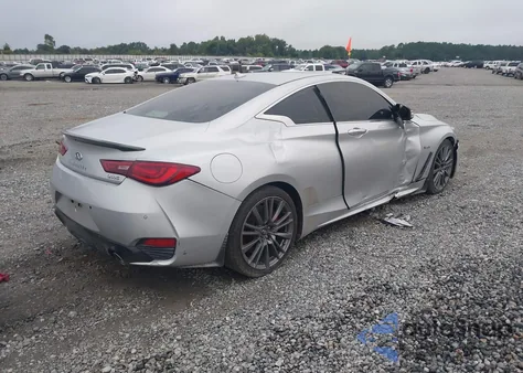 2017 Infiniti Q60 3.0T Red Sport 400 из США, поврежденный, VIN JN1FV7EK4HM610473